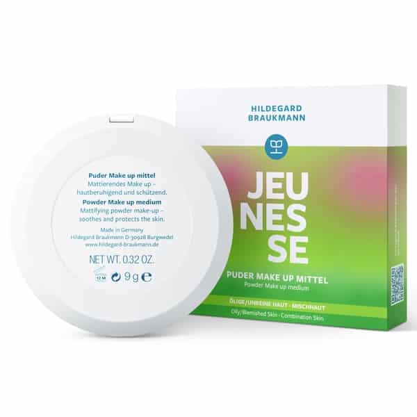 Hildegard Braukmann Jeunesse Puder Make up mittel Rückseite