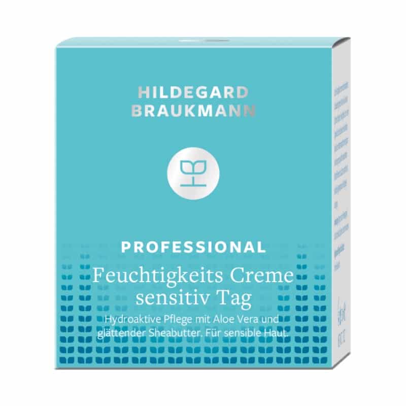 Hildegard Braukmann Professional Feuchtigkeits Creme sensitiv Tag Karton