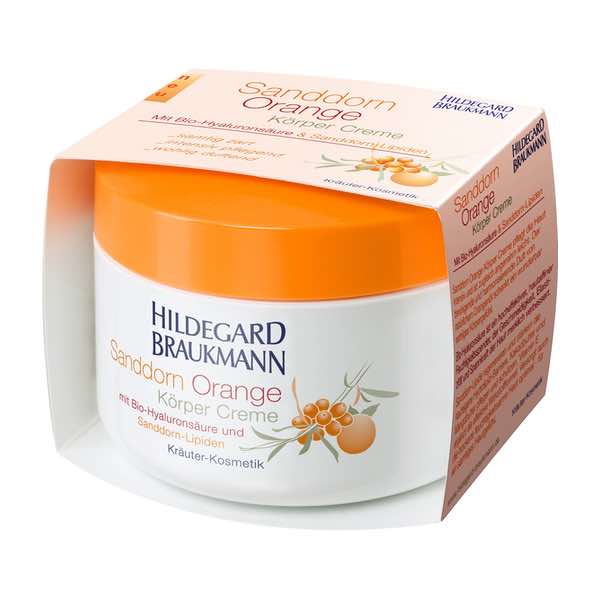 Hildegard Braukmann Sanddorn Orange Körper Creme Verpackung